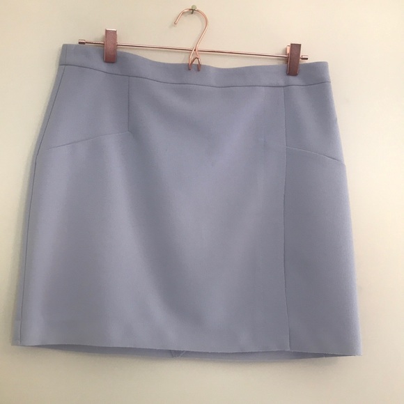 Top shop light grey skirt. Size 10. NWT. - Picture 2 of 4